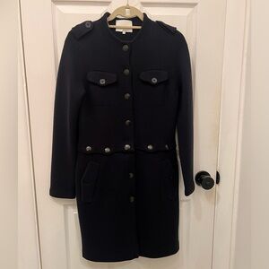 3.1 Phillip Lim Navy Blue Sweater Coat Size Medium